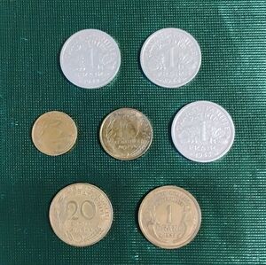 French Pre and Post WW2 Coin Collection